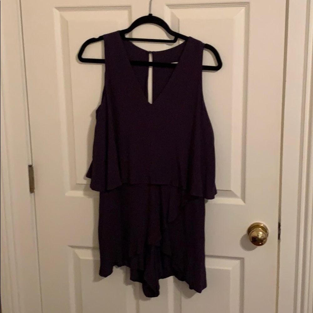 Navy blue romper